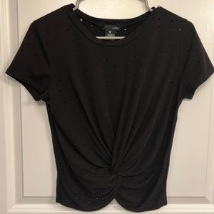 Aqua Brand Front Tie Tshirt